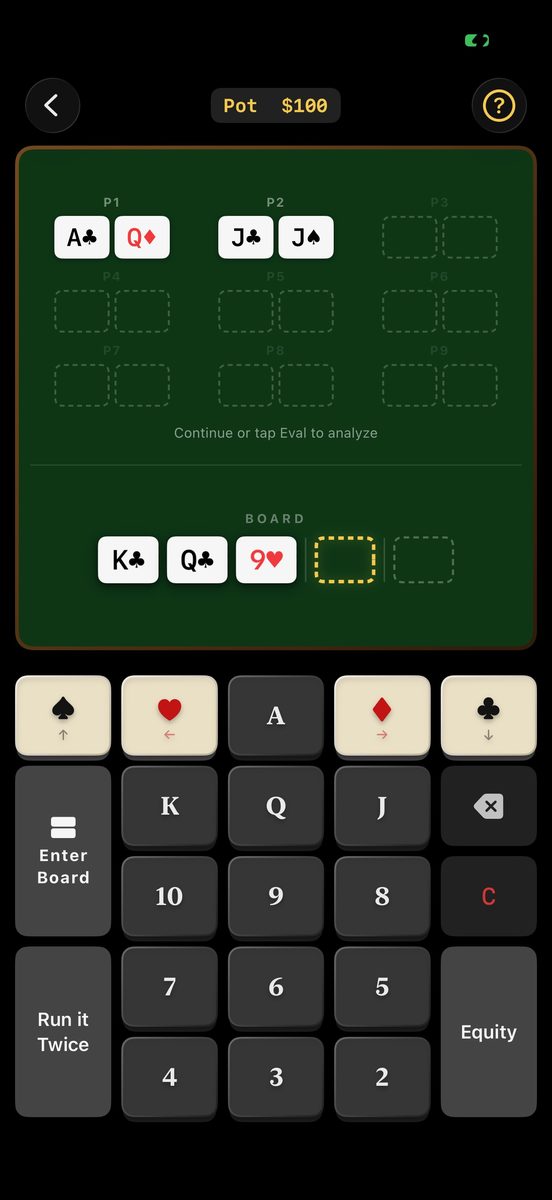 Stoic Poker screen