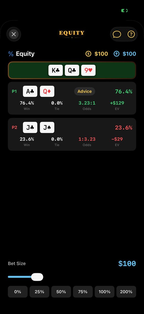 Stoic Poker screen