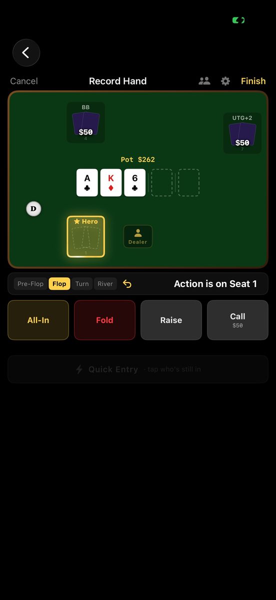 Stoic Poker screen